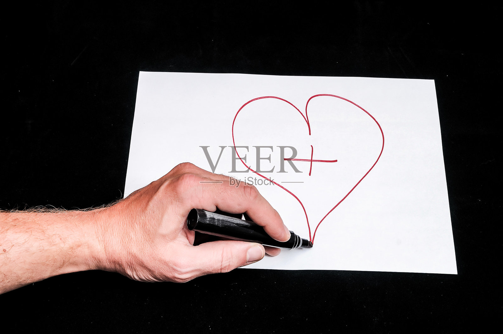 在白纸上绘画照片摄影图片