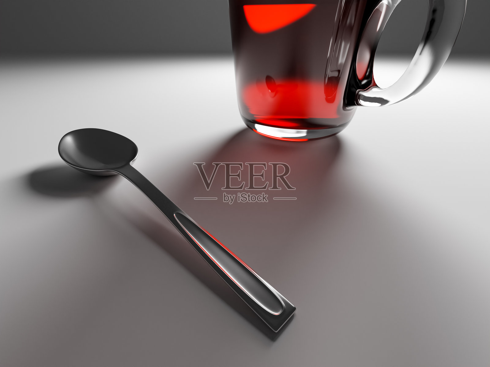 镀铬茶匙照片摄影图片