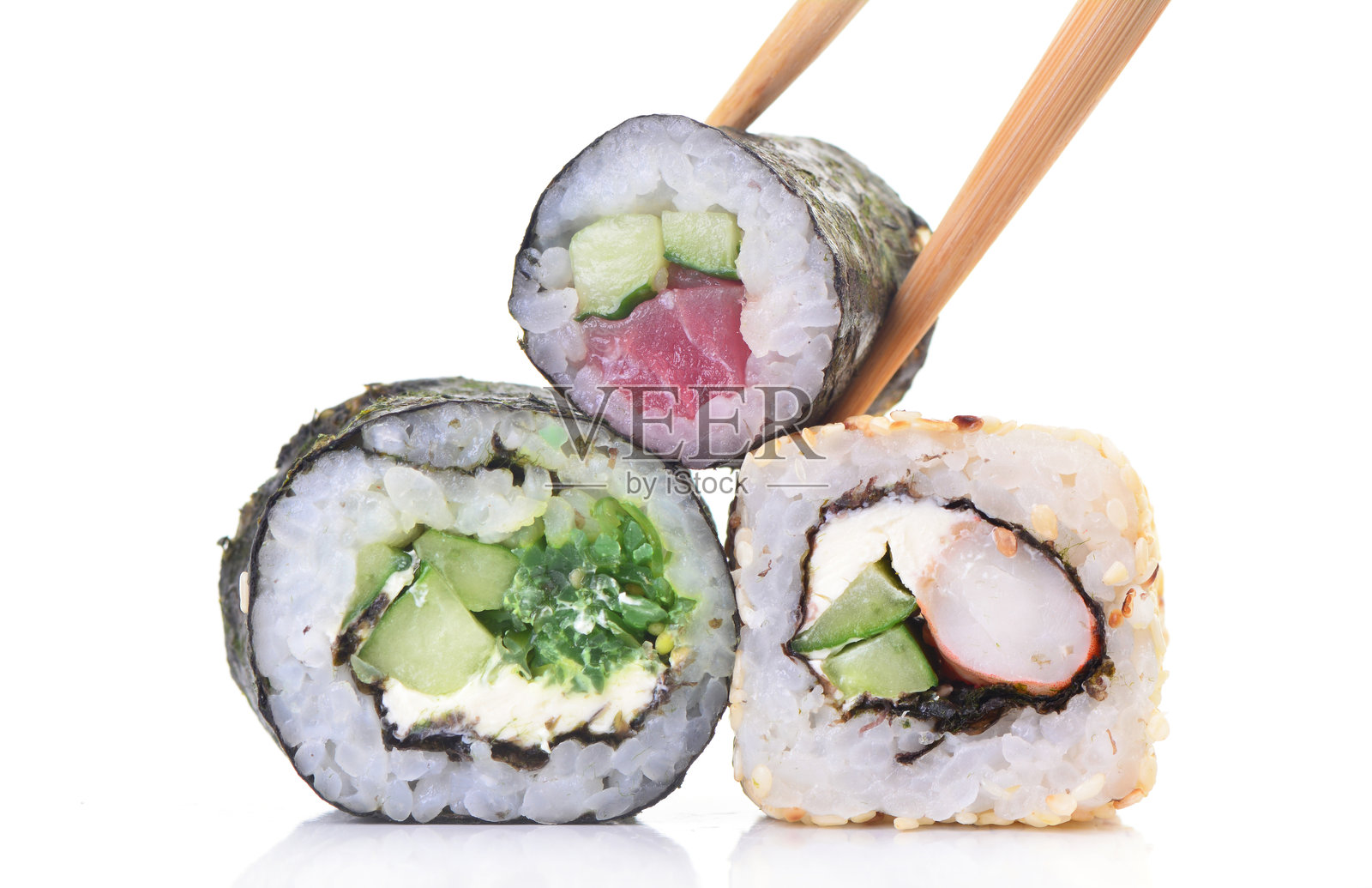 新鲜寿司照片摄影图片
