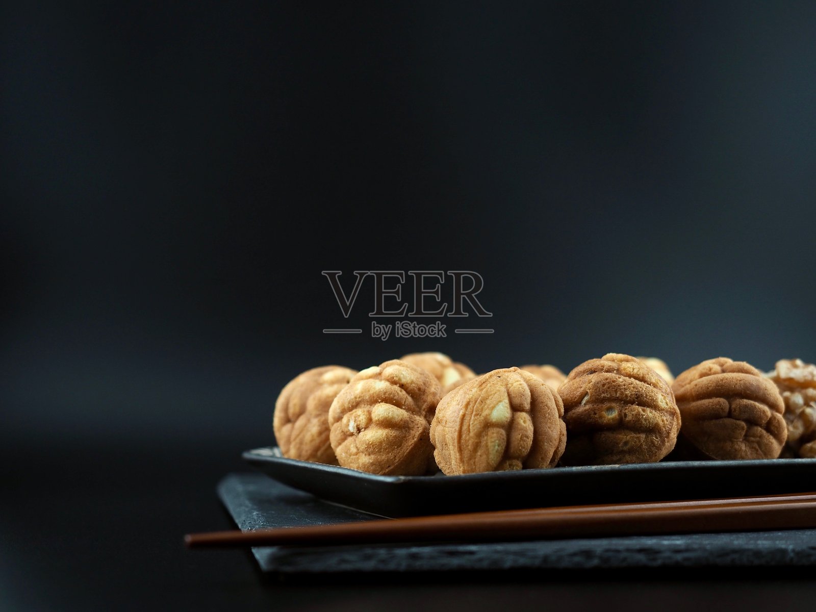 韩国食品核桃零食照片摄影图片