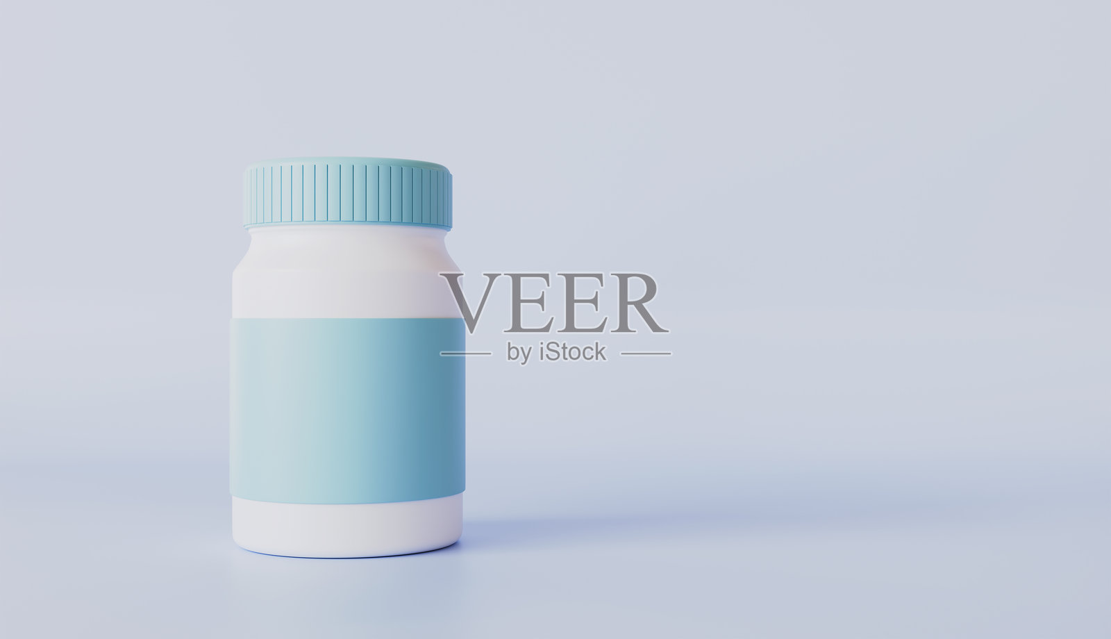 药瓶与维生素胶囊，背景为柔和色彩，紧急情况、安全、医院医生设备、医疗保健概念照片摄影图片