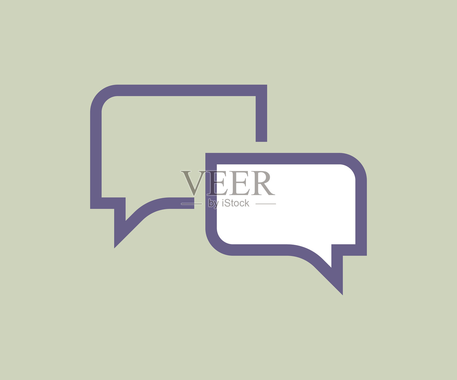 对话气泡插画图片素材