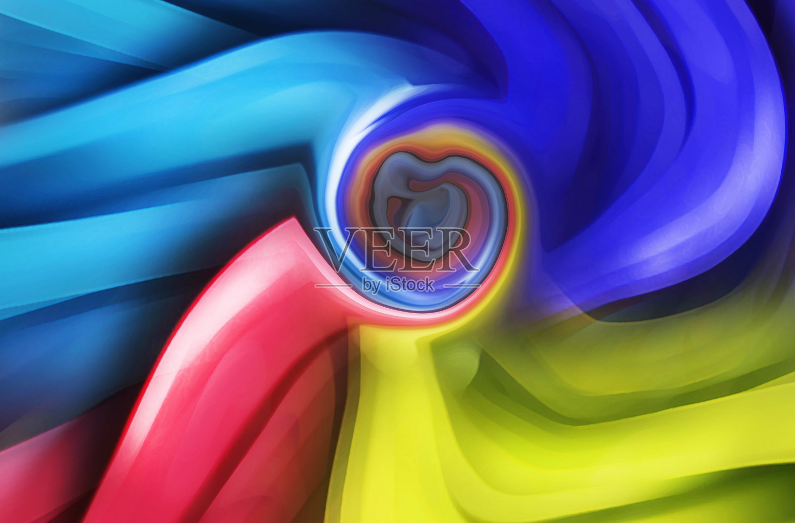 色彩斑斓的抽象画背景。计算机生成的插图。3D渲染。照片摄影图片