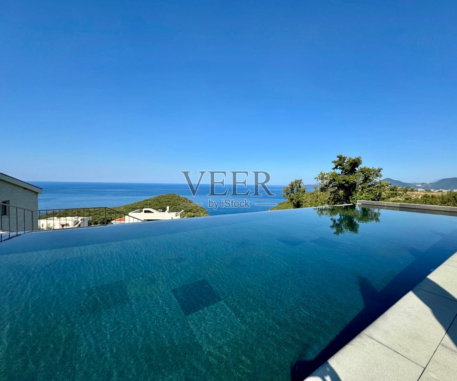 无尽泳池景观照片摄影图片