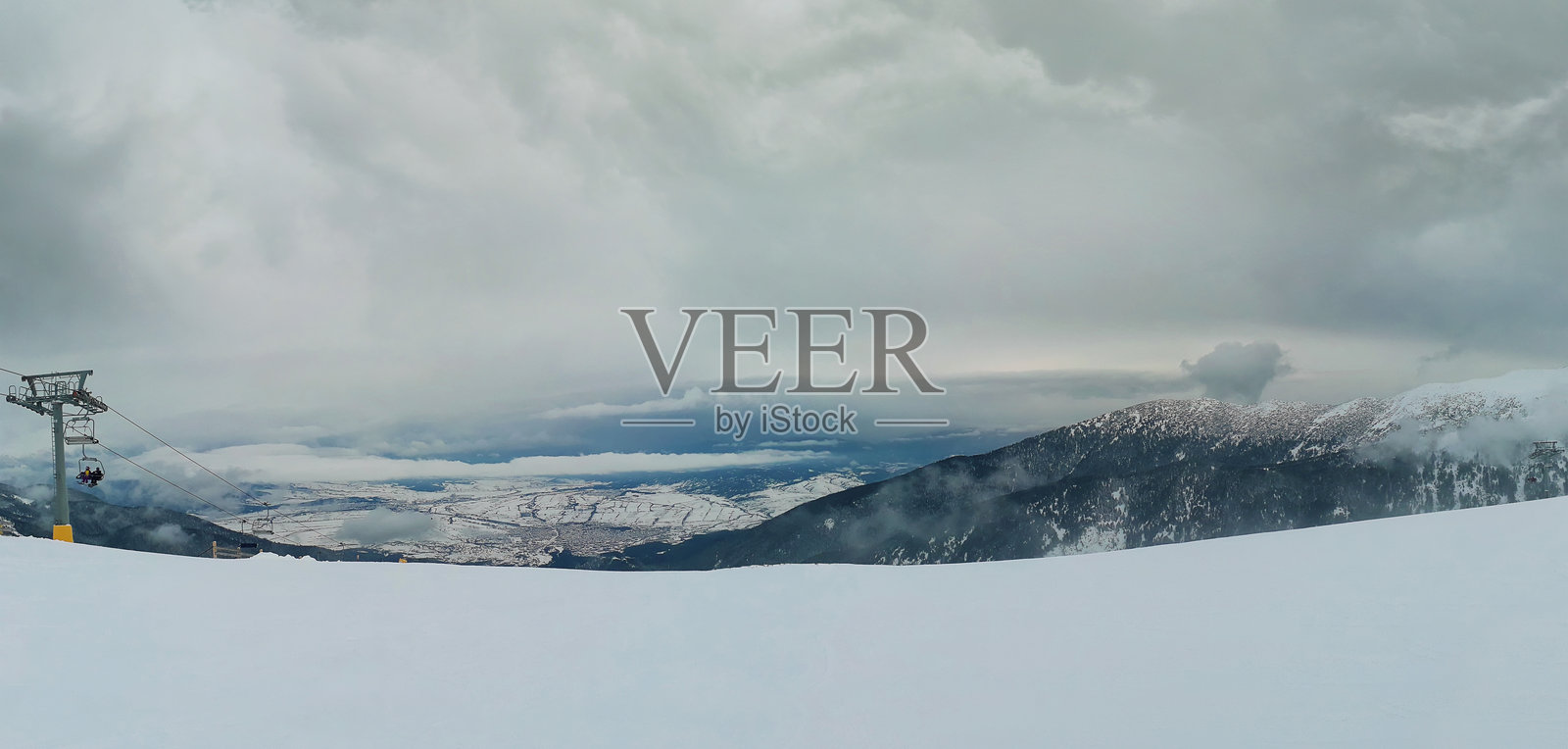 滑雪度假村照片摄影图片