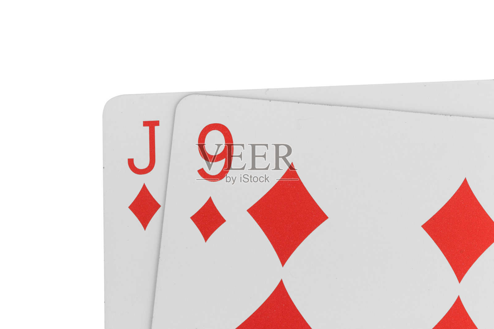 白色背景上的纸牌赌博照片摄影图片