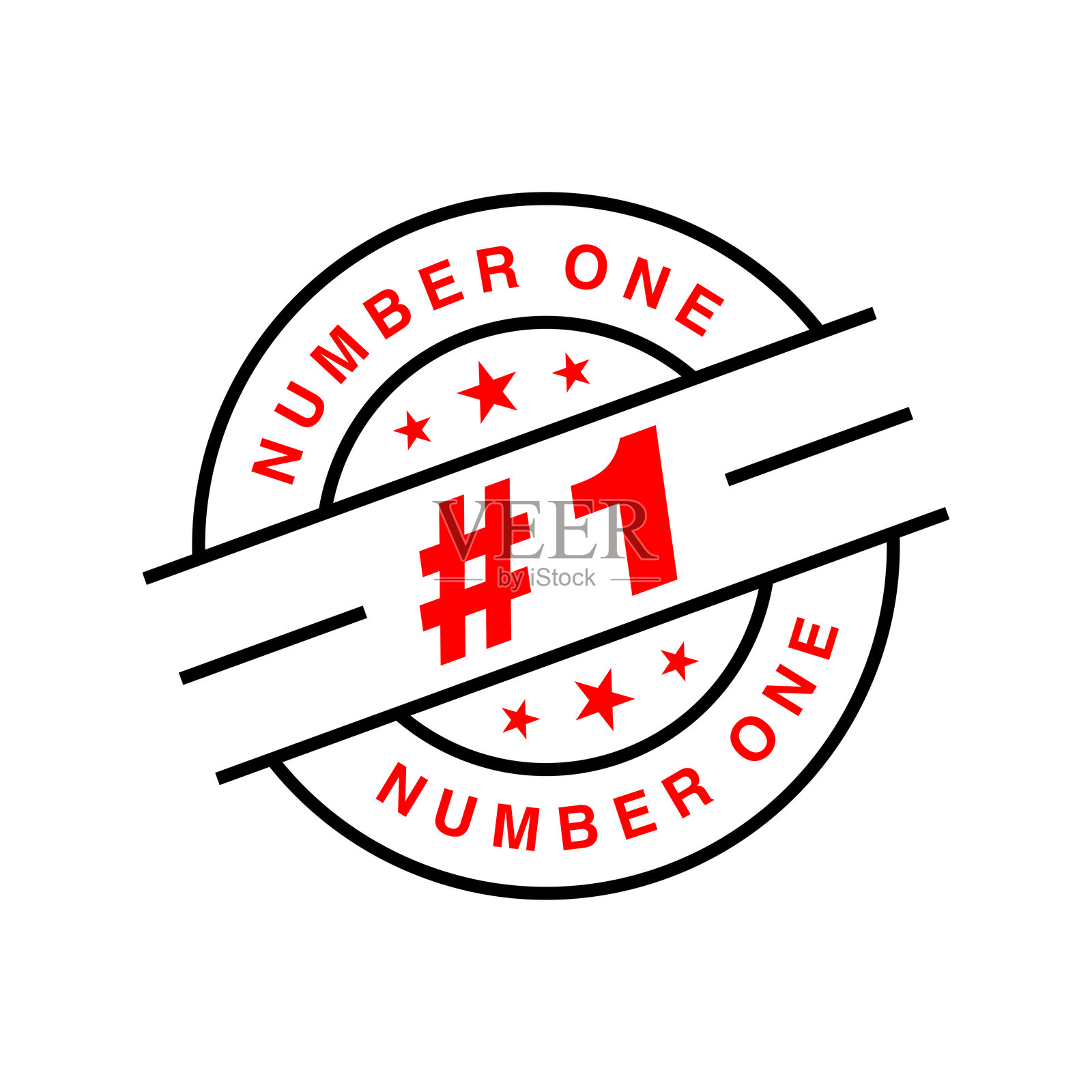 数字1字母橡皮印章矢量模板插画图片素材