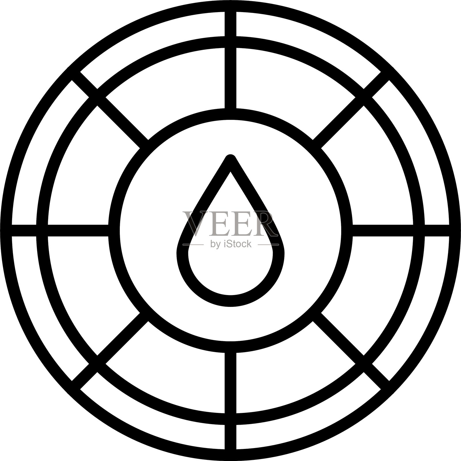 色轮图标插画图片素材