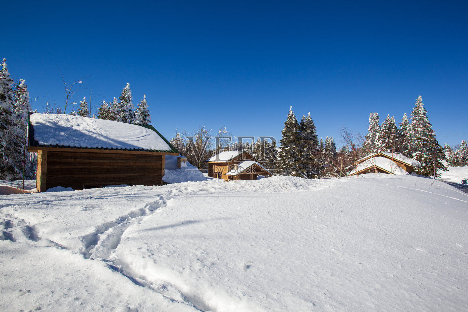 小木屋照片摄影图片