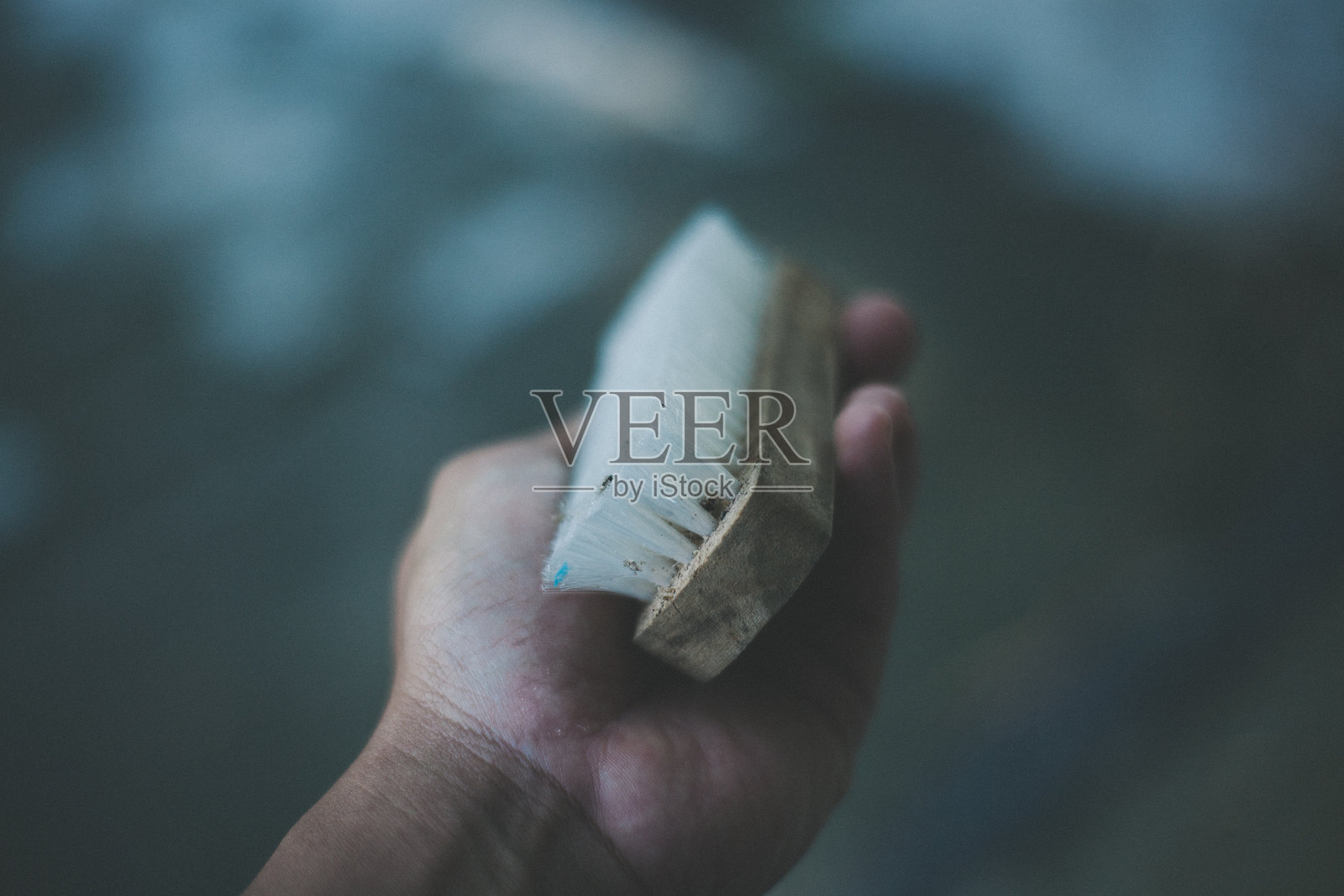 鞋刷照片摄影图片