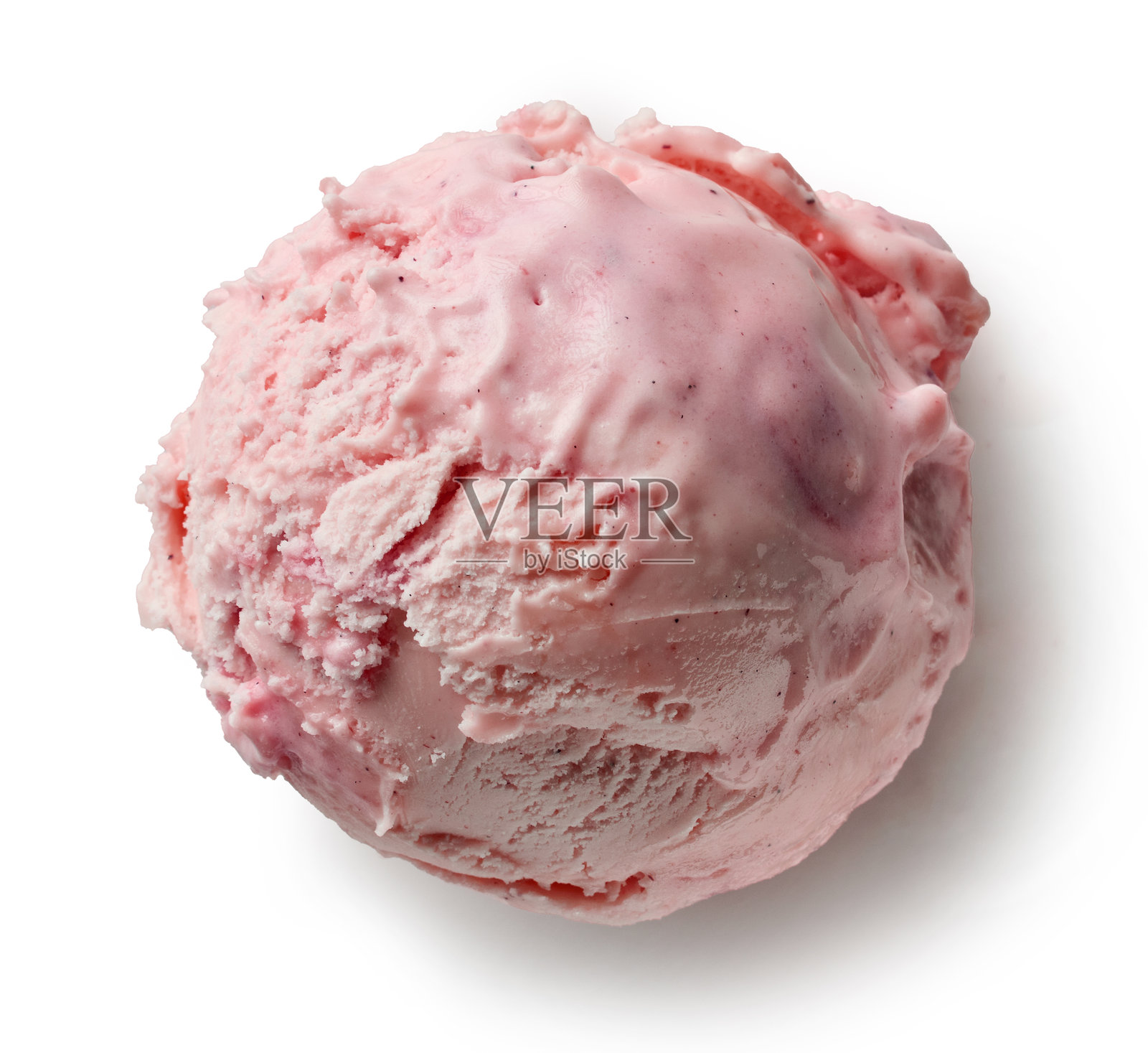 一勺粉色冰淇淋照片摄影图片