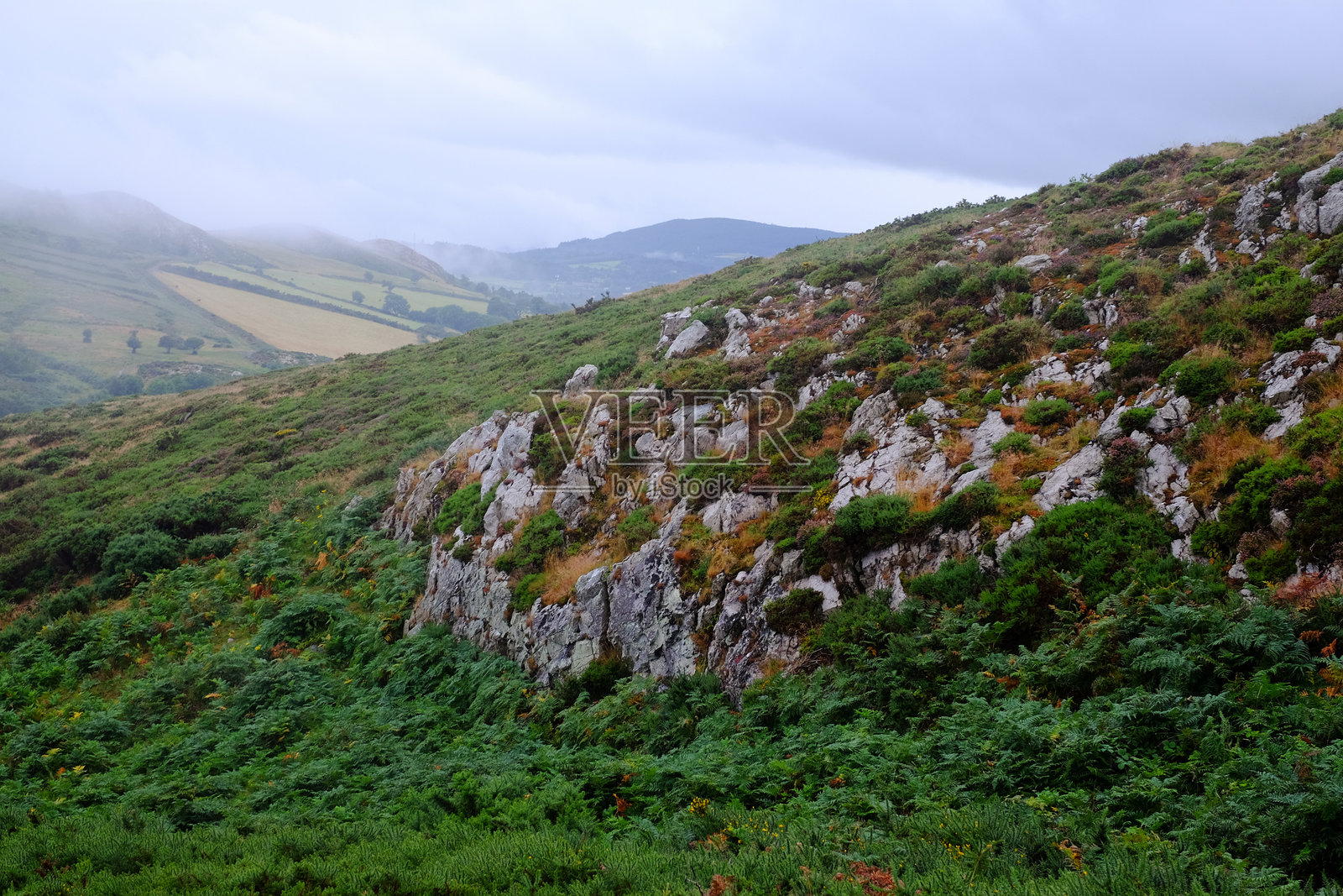 爱尔兰的风景和景观。照片摄影图片