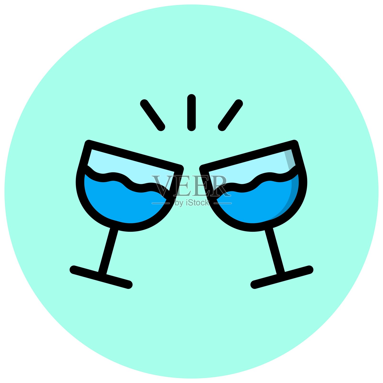 玻璃矢量图标设计插图插画图片素材