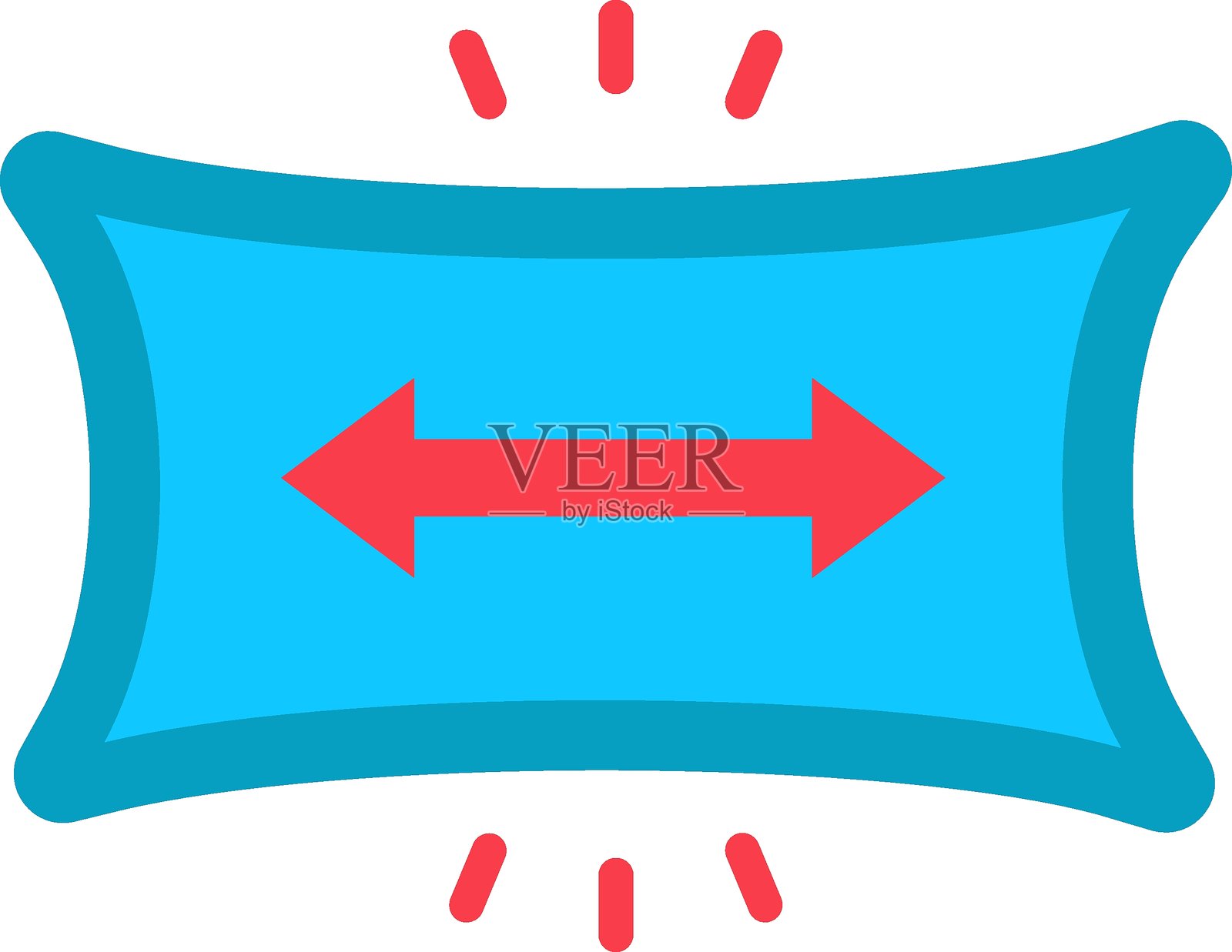 面料拉伸图标风格插画图片素材