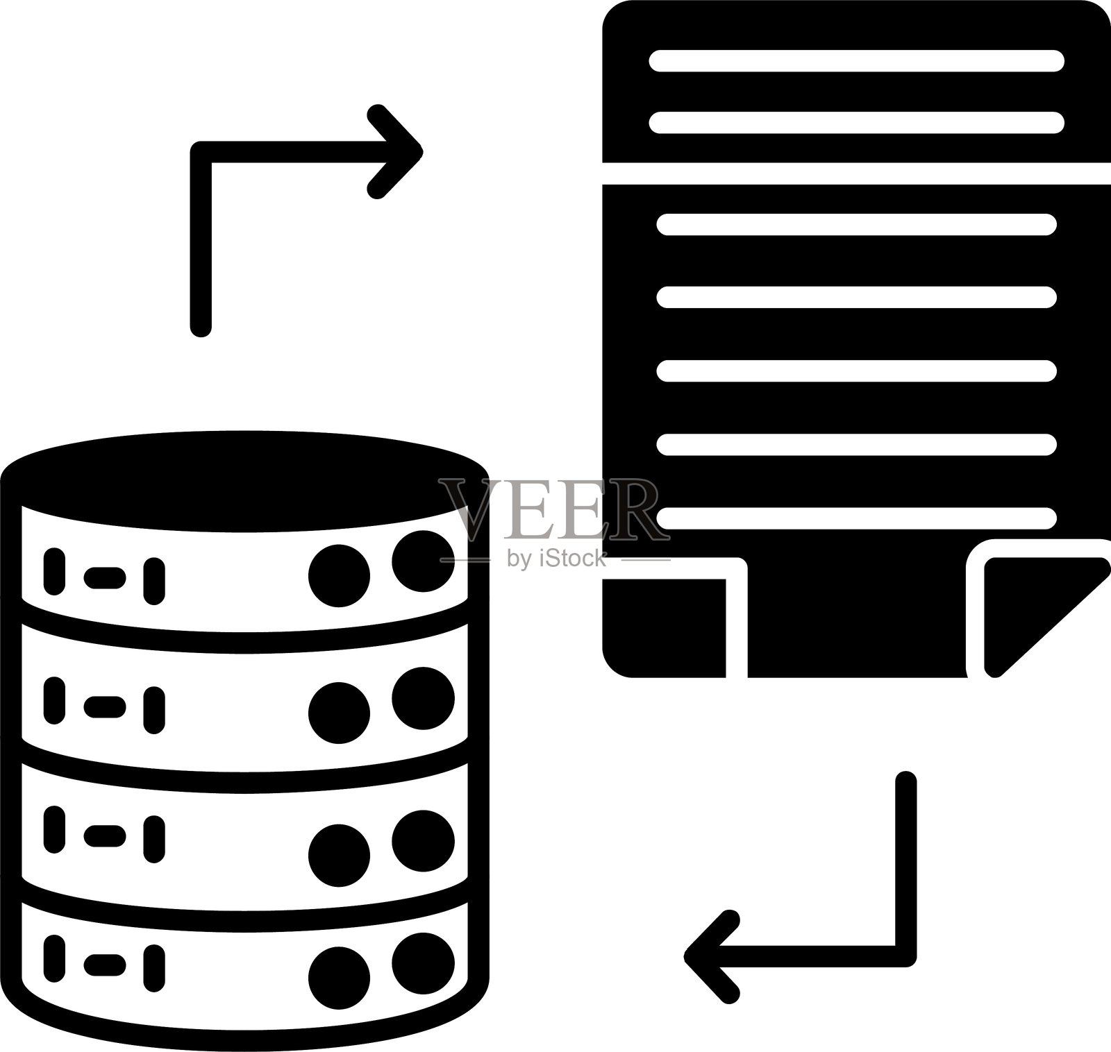数据库图标插画图片素材