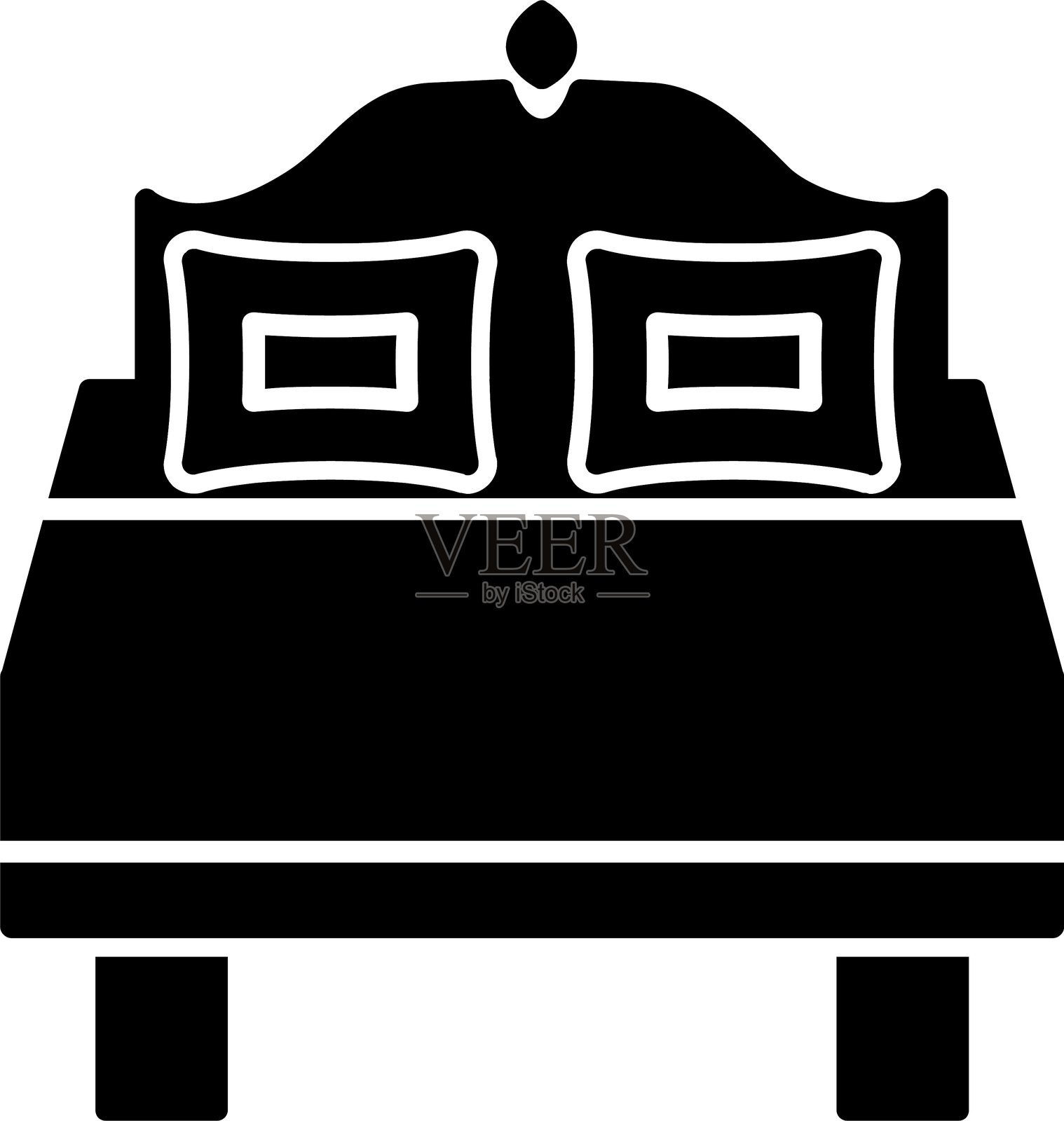 床图标插画图片素材