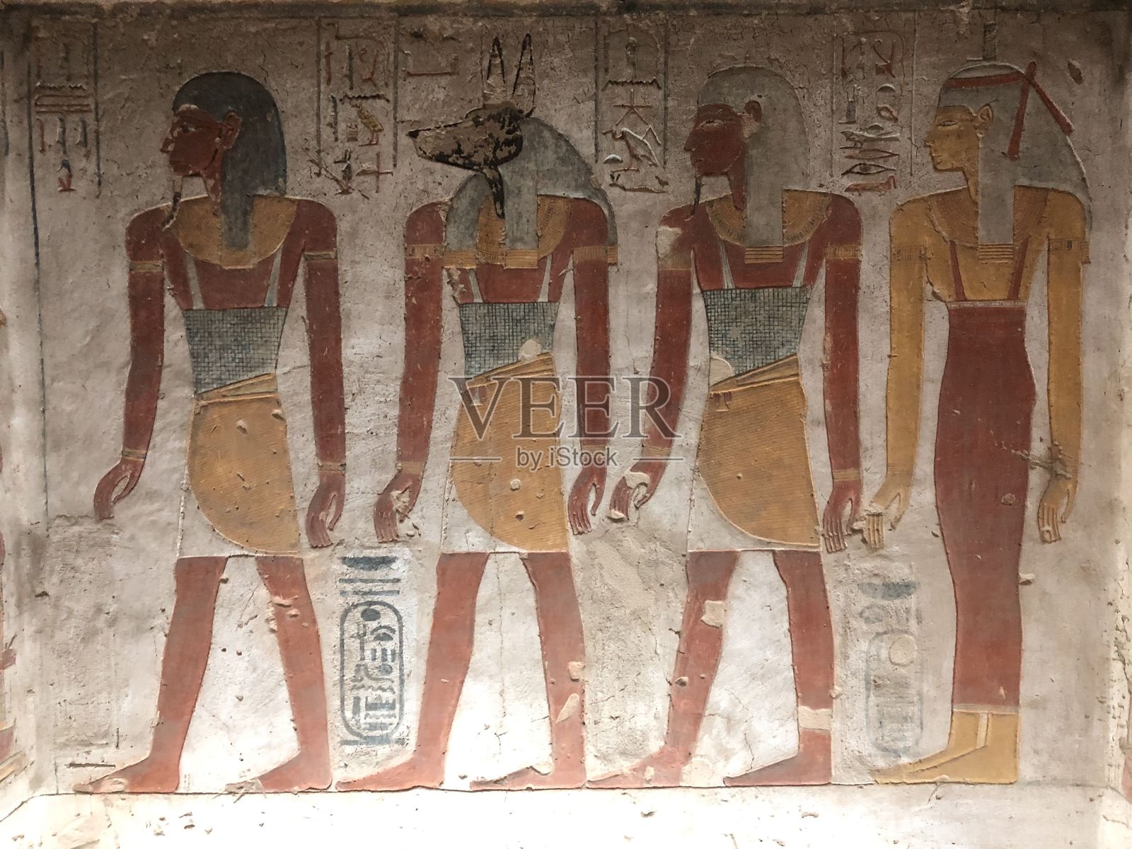 埃及卢克索的国王谷照片摄影图片