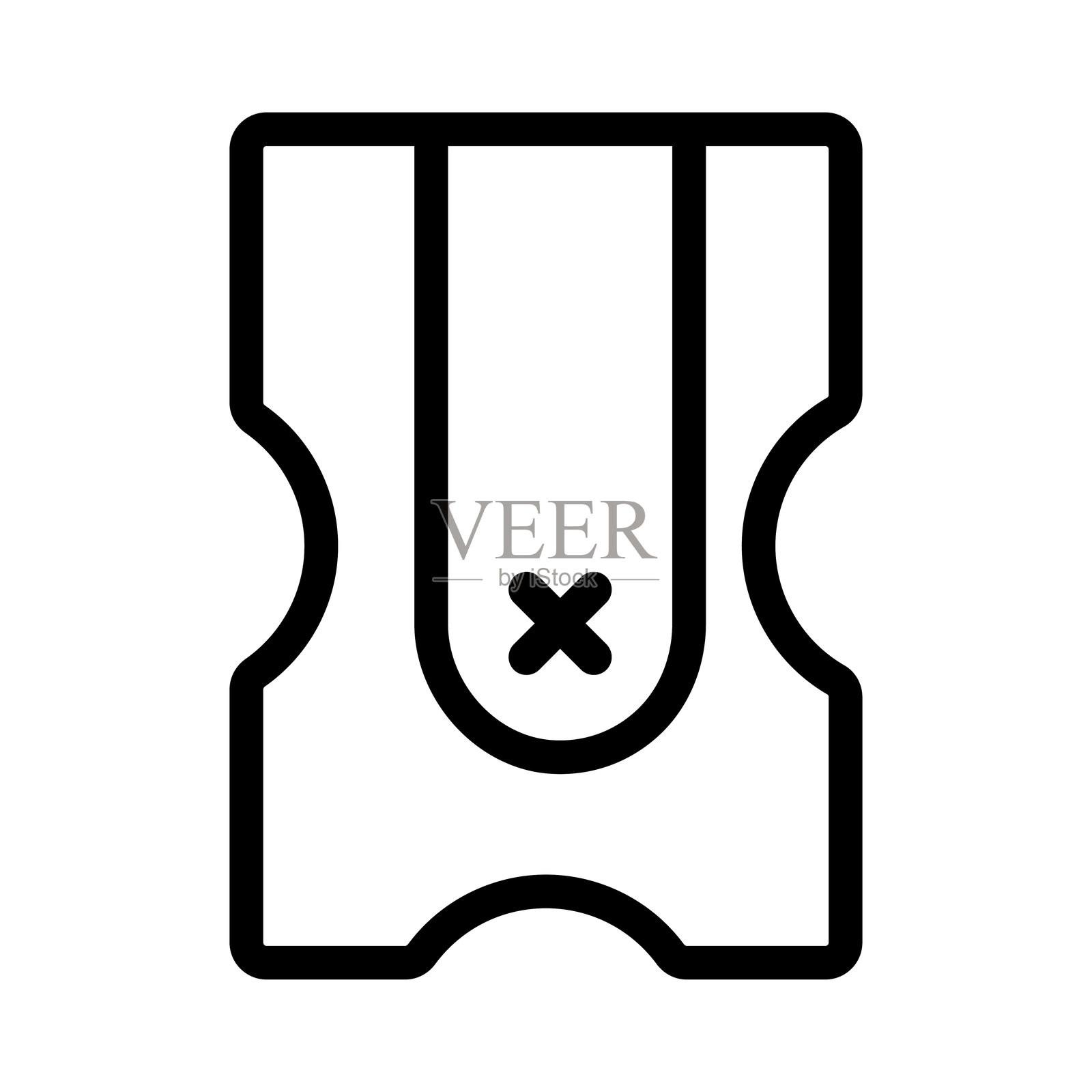 铅笔削尖器图标插画图片素材