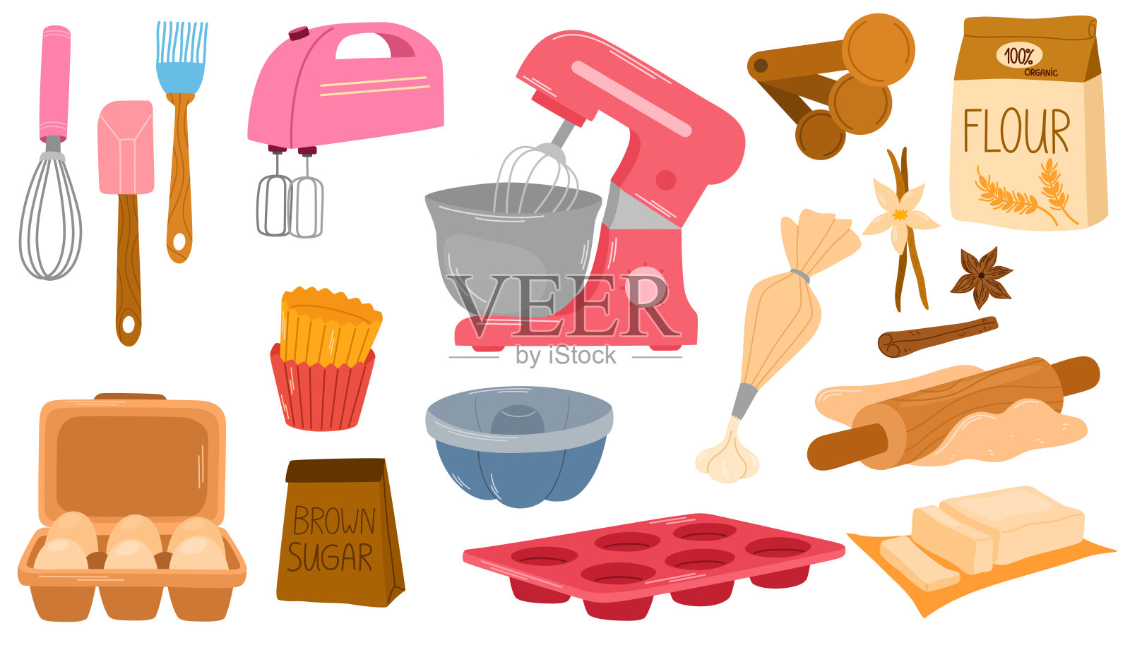 烘焙插画图片素材