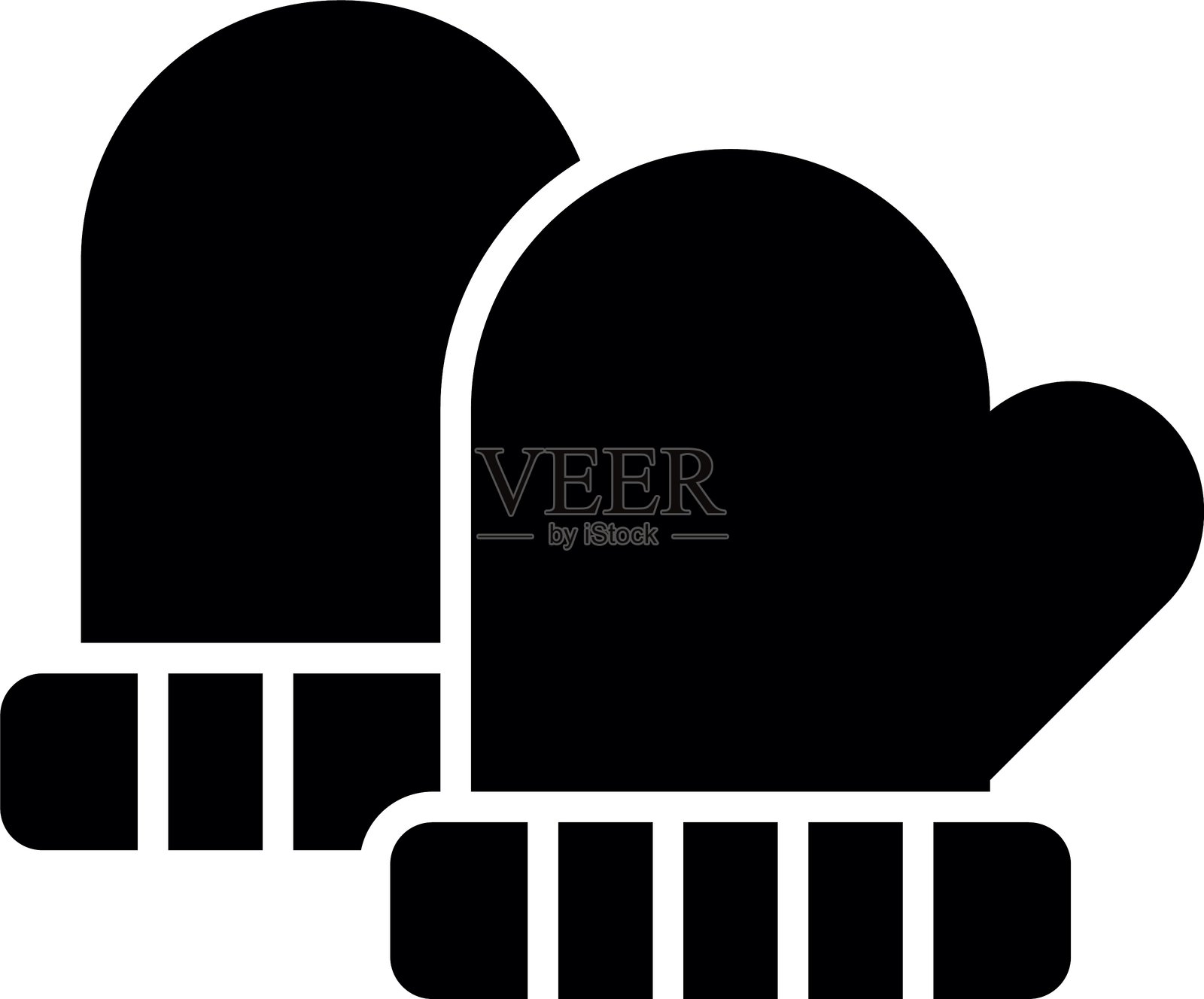 冬季手套图标插画图片素材