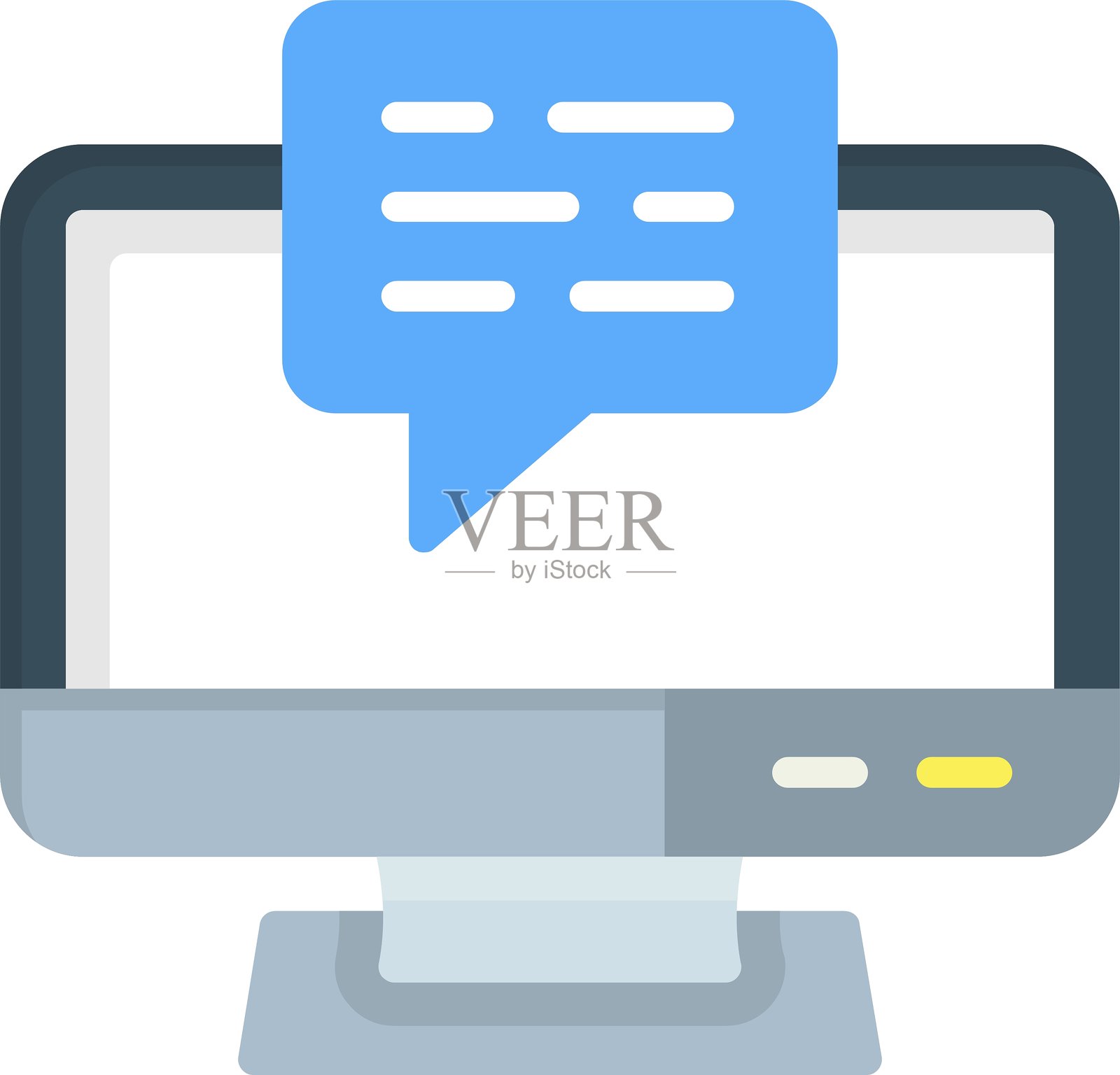 聊天图标插画图片素材