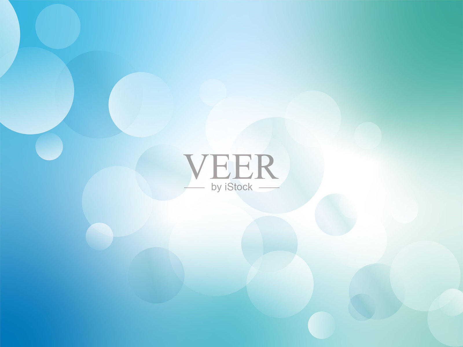 童话般的蓝色波点背景材料插画图片素材