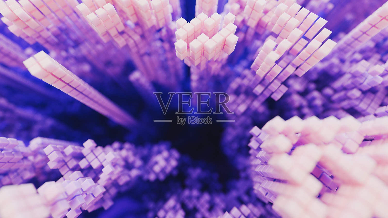 抽象紫色网格照片摄影图片