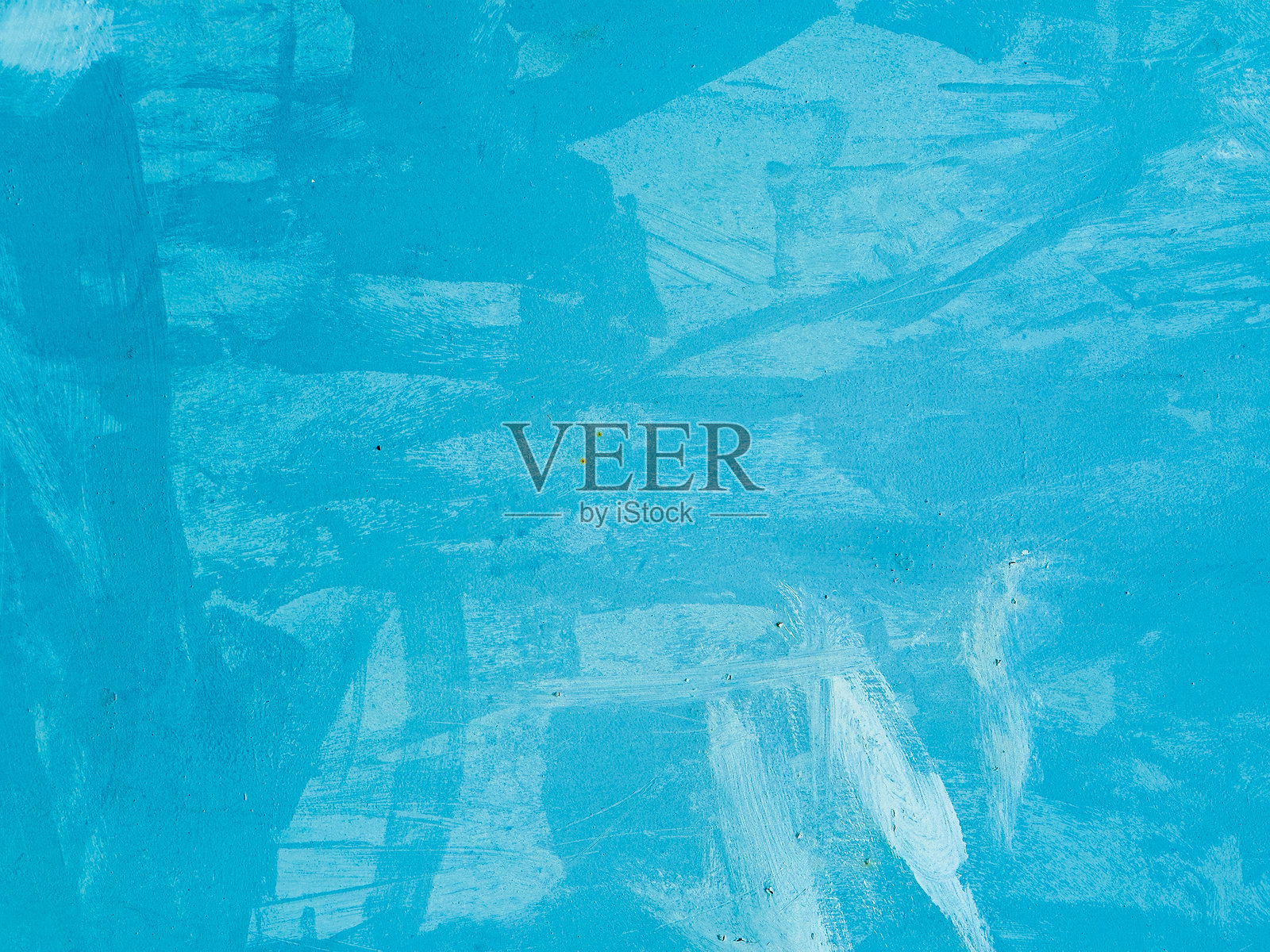 浅蓝色涂漆墙面纹理形成有趣的图案照片摄影图片