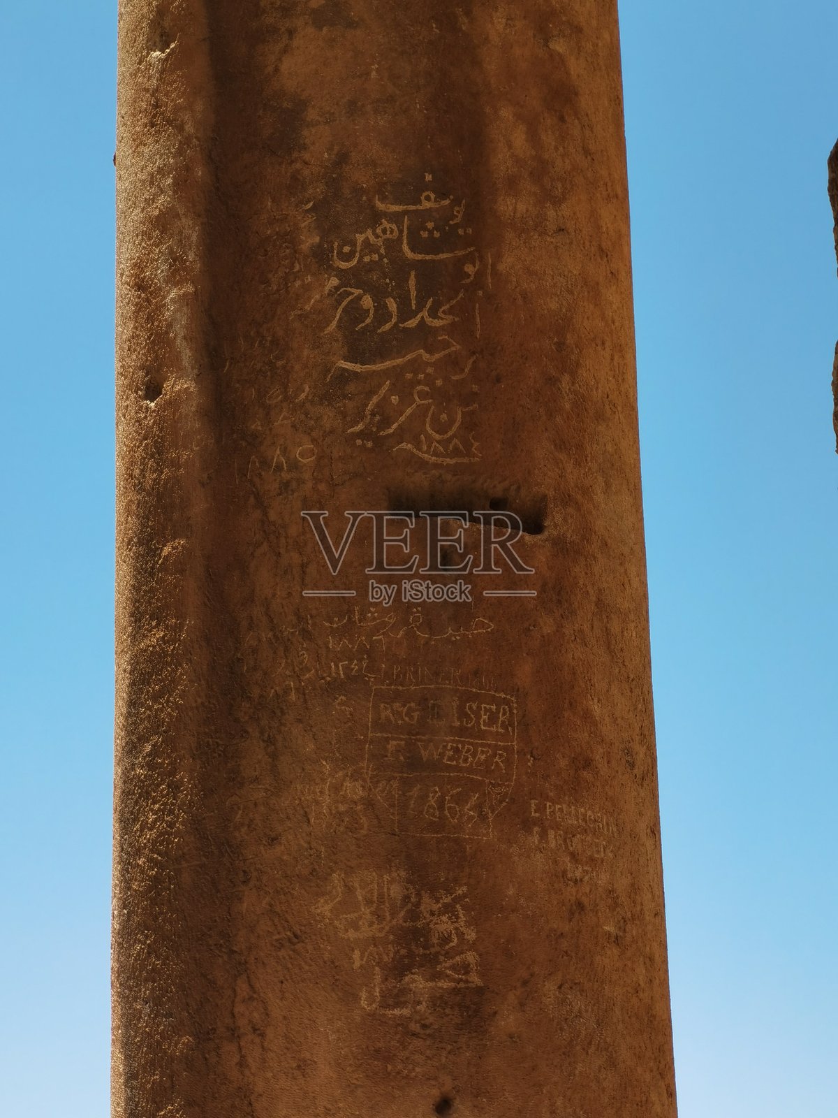 黎巴嫩巴尔贝克的古罗马遗址照片摄影图片