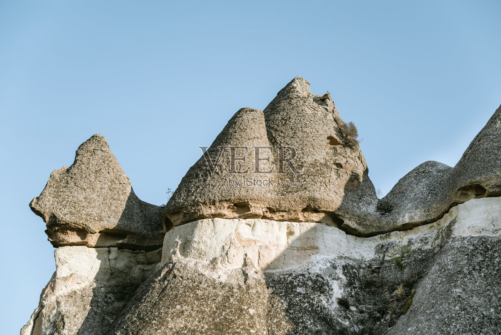 土耳其卡帕多奇亚的岩石 formations照片摄影图片