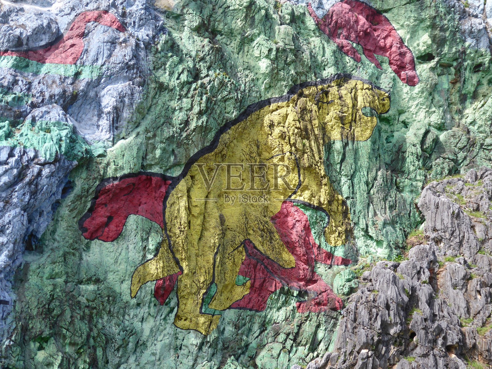 维尼亚莱斯史前壁画照片摄影图片