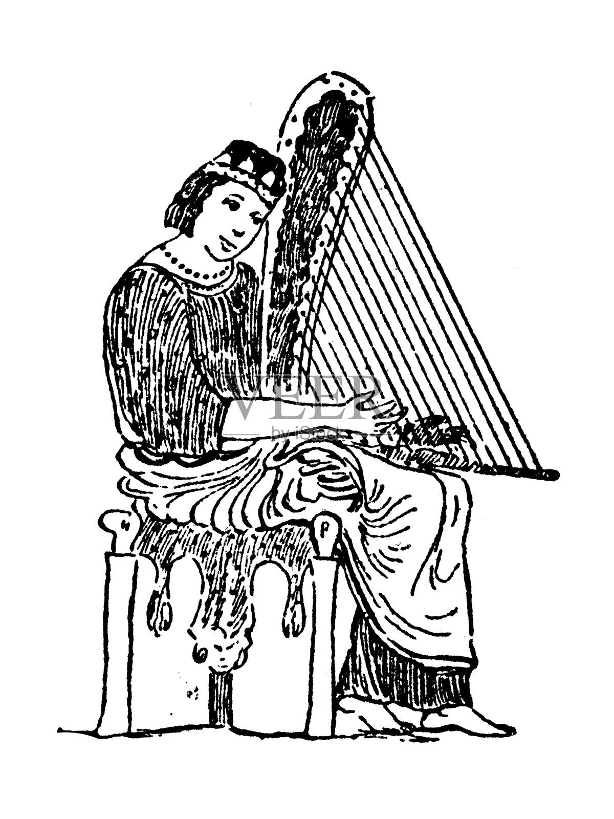 希腊香甜酒，马加迪斯插画图片素材