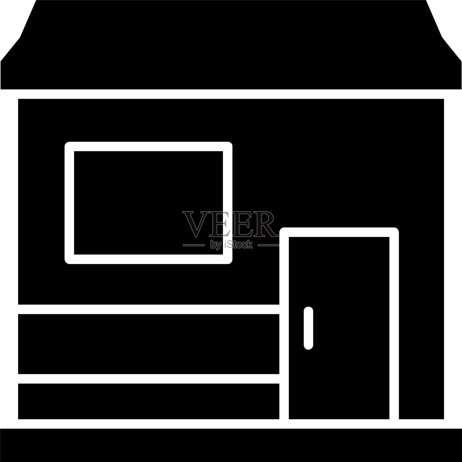 房屋图标插画图片素材