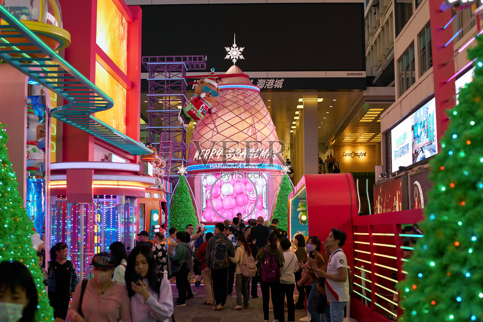 海港城的快乐太空节露天区域照片摄影图片