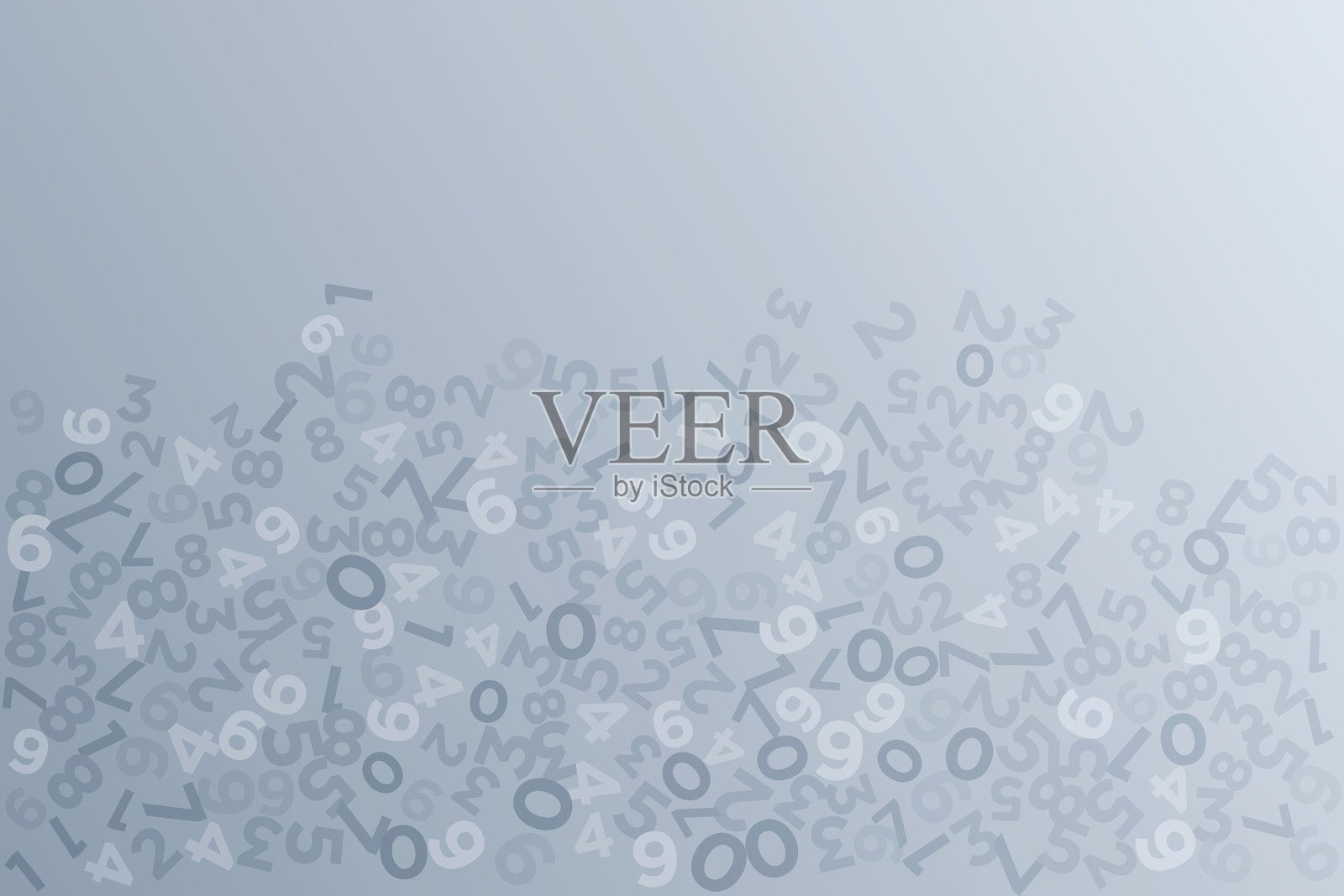 背景上的数字。矢量插图。插画图片素材