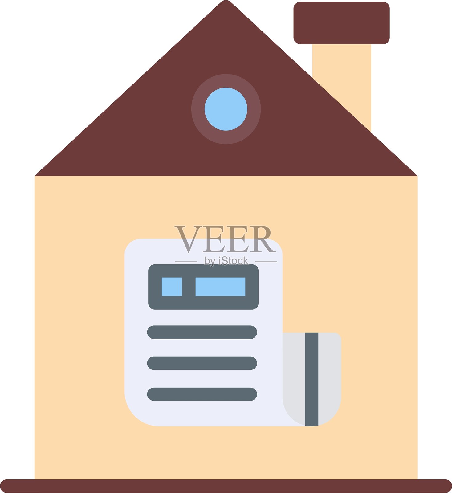 报纸图标插画图片素材