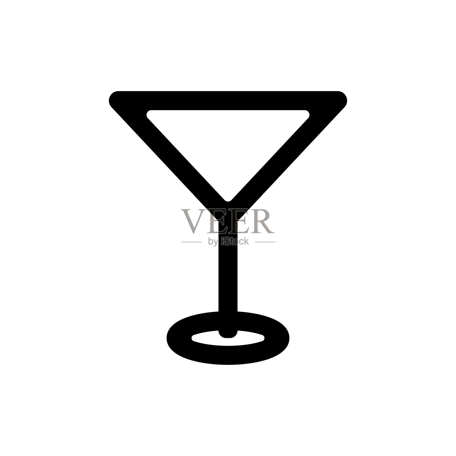 鸡尾酒杯图标插图插画图片素材