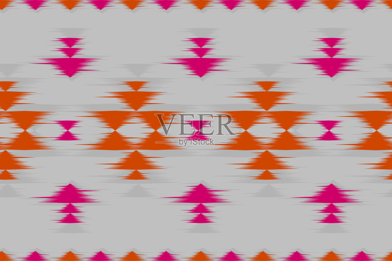 地毯民族部落图案艺术。民族伊卡特无缝图案。美式、墨西哥风格。插画图片素材