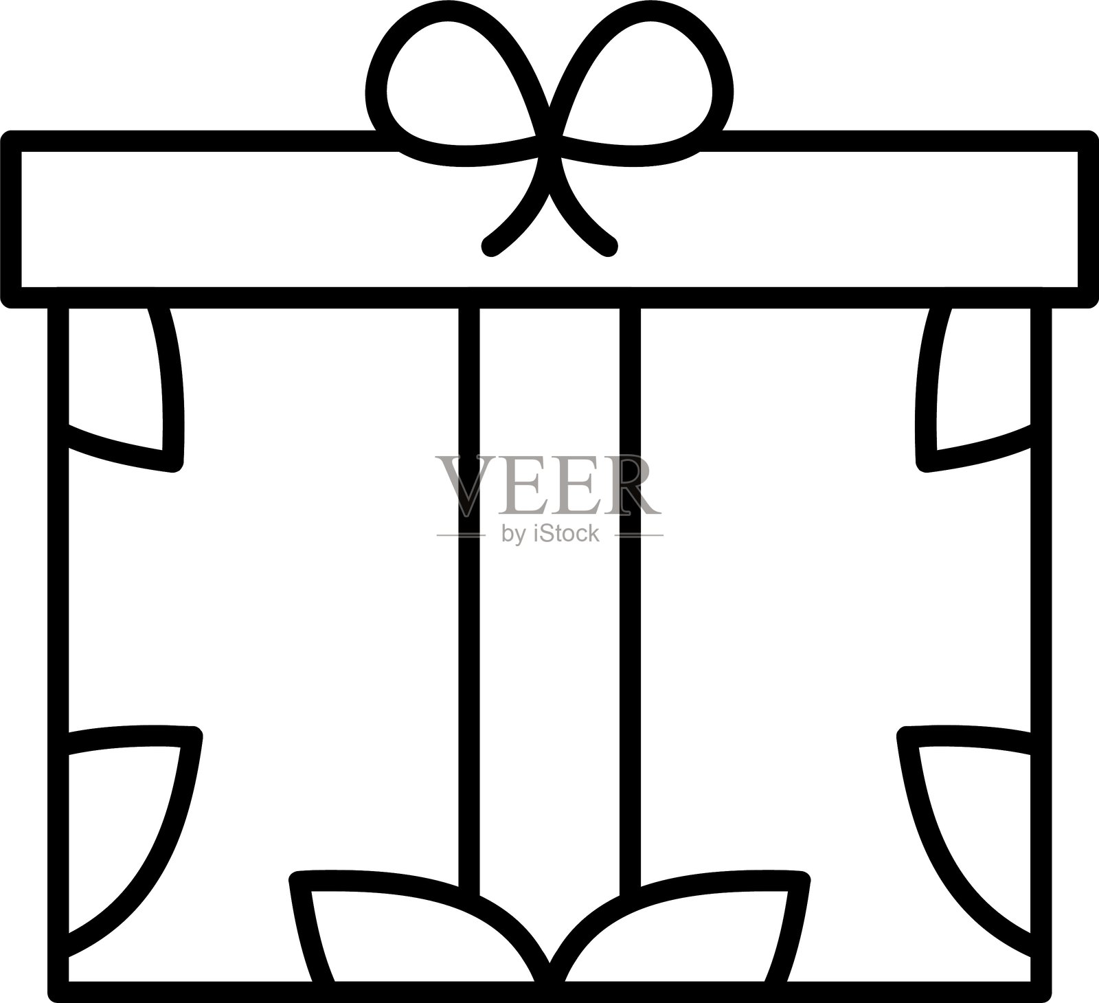 礼物图标插画图片素材