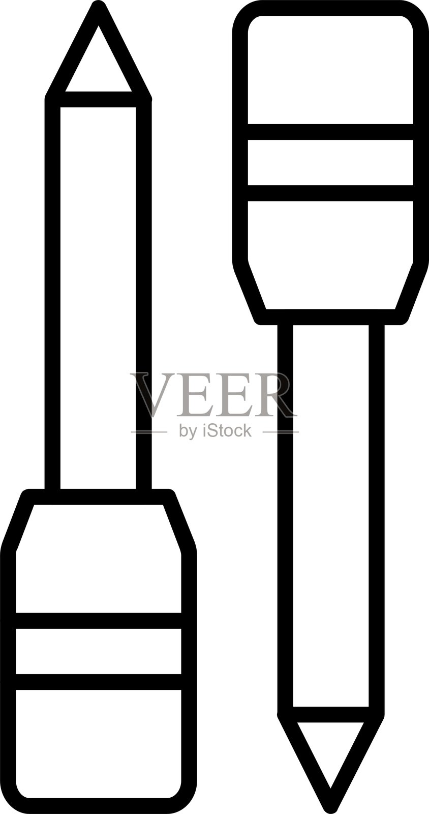 眼线笔图标插画图片素材