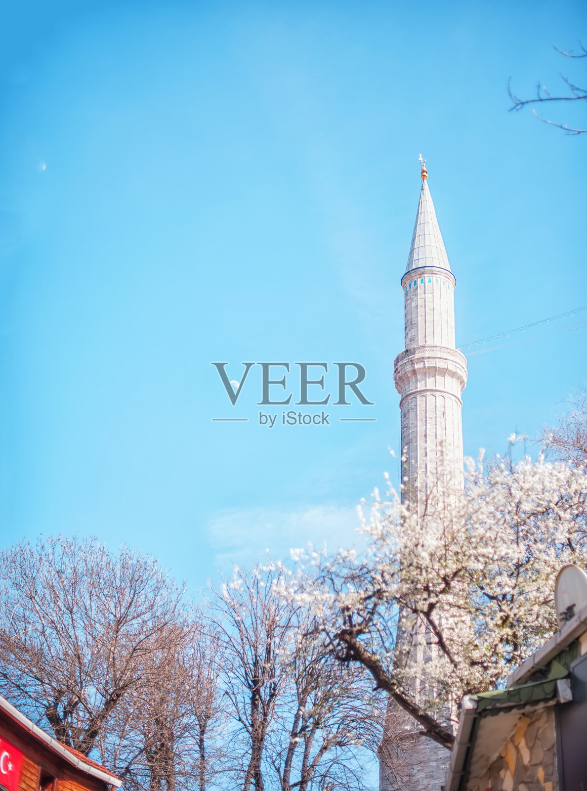 伊斯坦布尔的圣索非亚大教堂建筑（圣索非亚）照片摄影图片