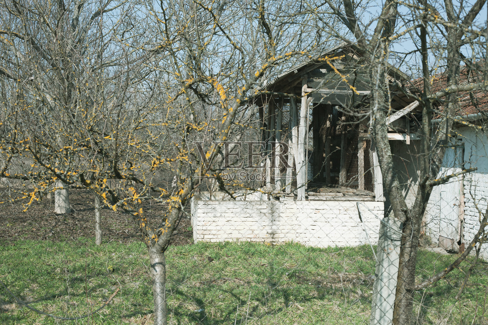废弃的农舍照片摄影图片