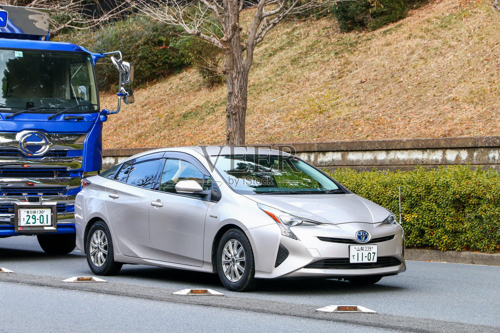 丰田普锐斯照片摄影图片