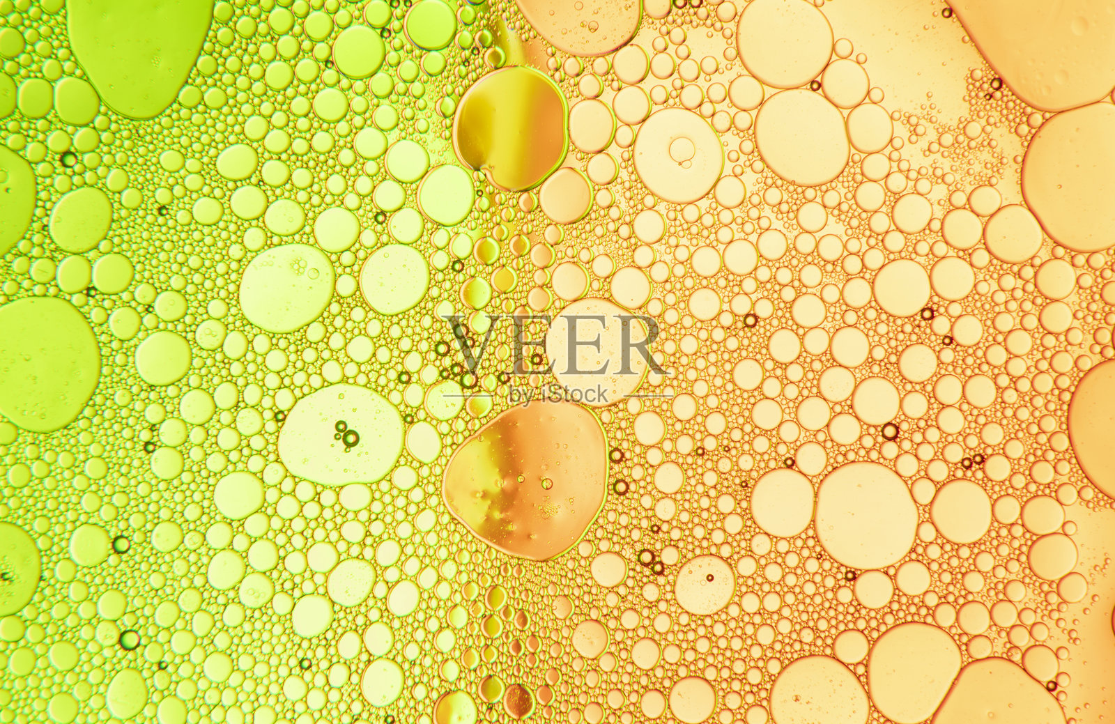 水和油滴的抽象组合照片摄影图片