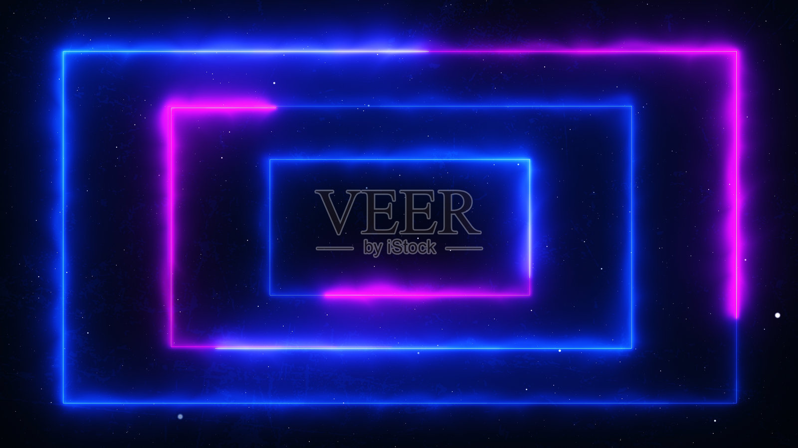 矩形霓虹隧道背景 4K 高清库存照片照片摄影图片