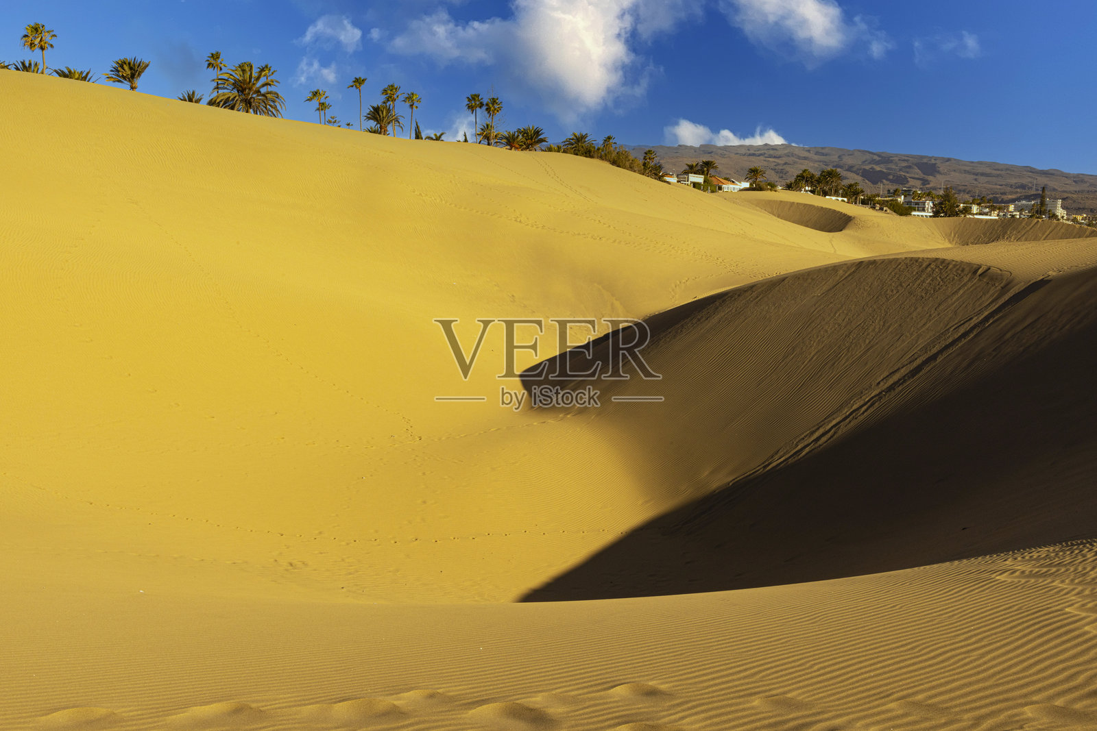 大加那利岛，马斯帕洛马斯的沙丘照片摄影图片