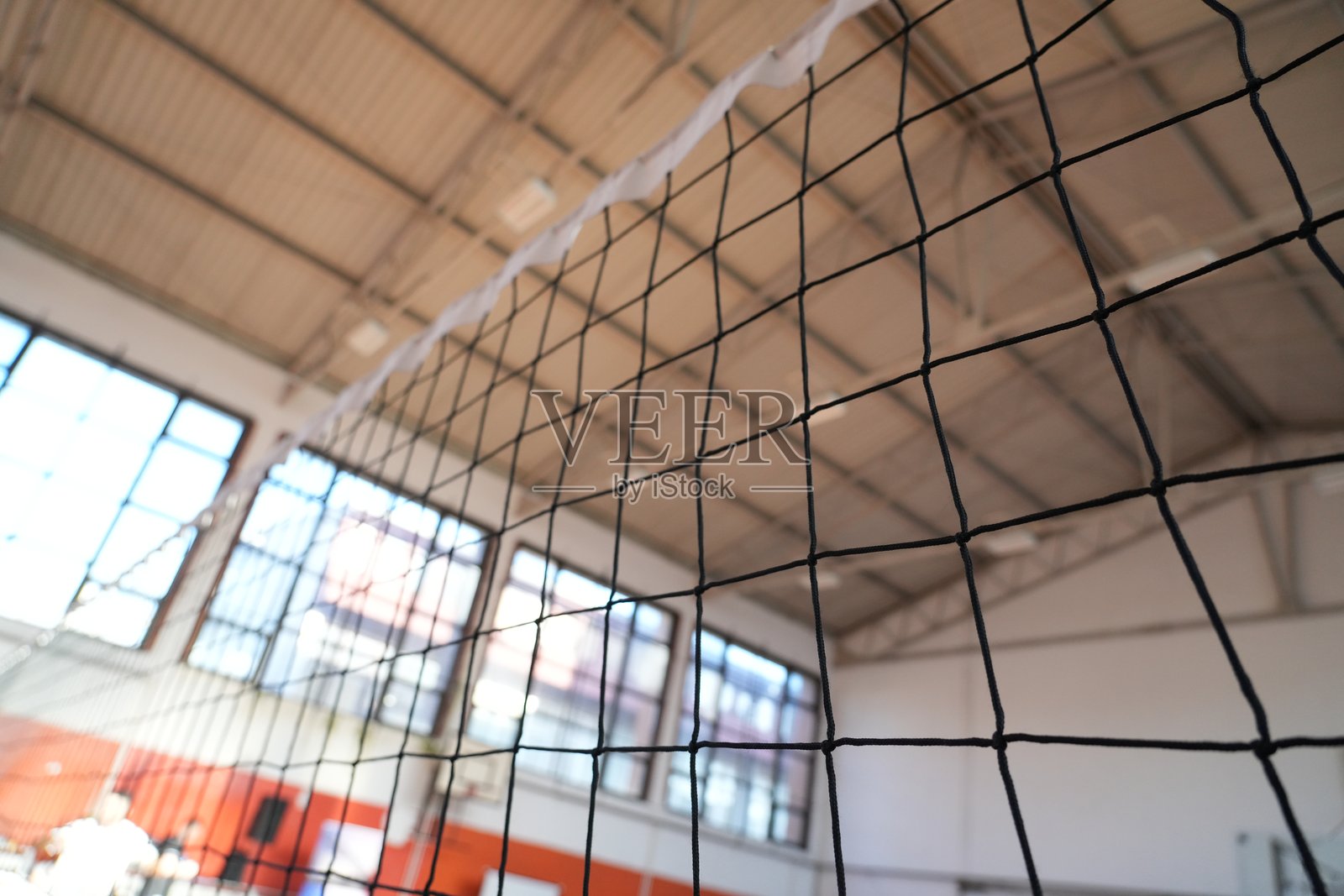 排球网的特写视图照片摄影图片