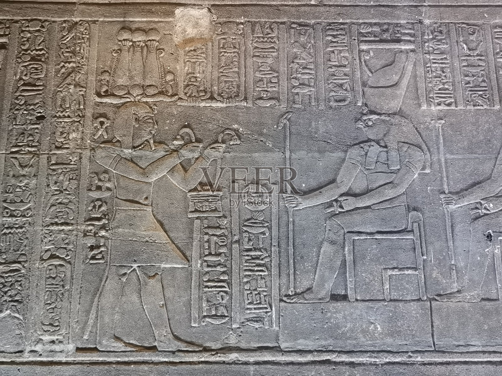 埃及阿斯旺市的菲莱神庙照片摄影图片