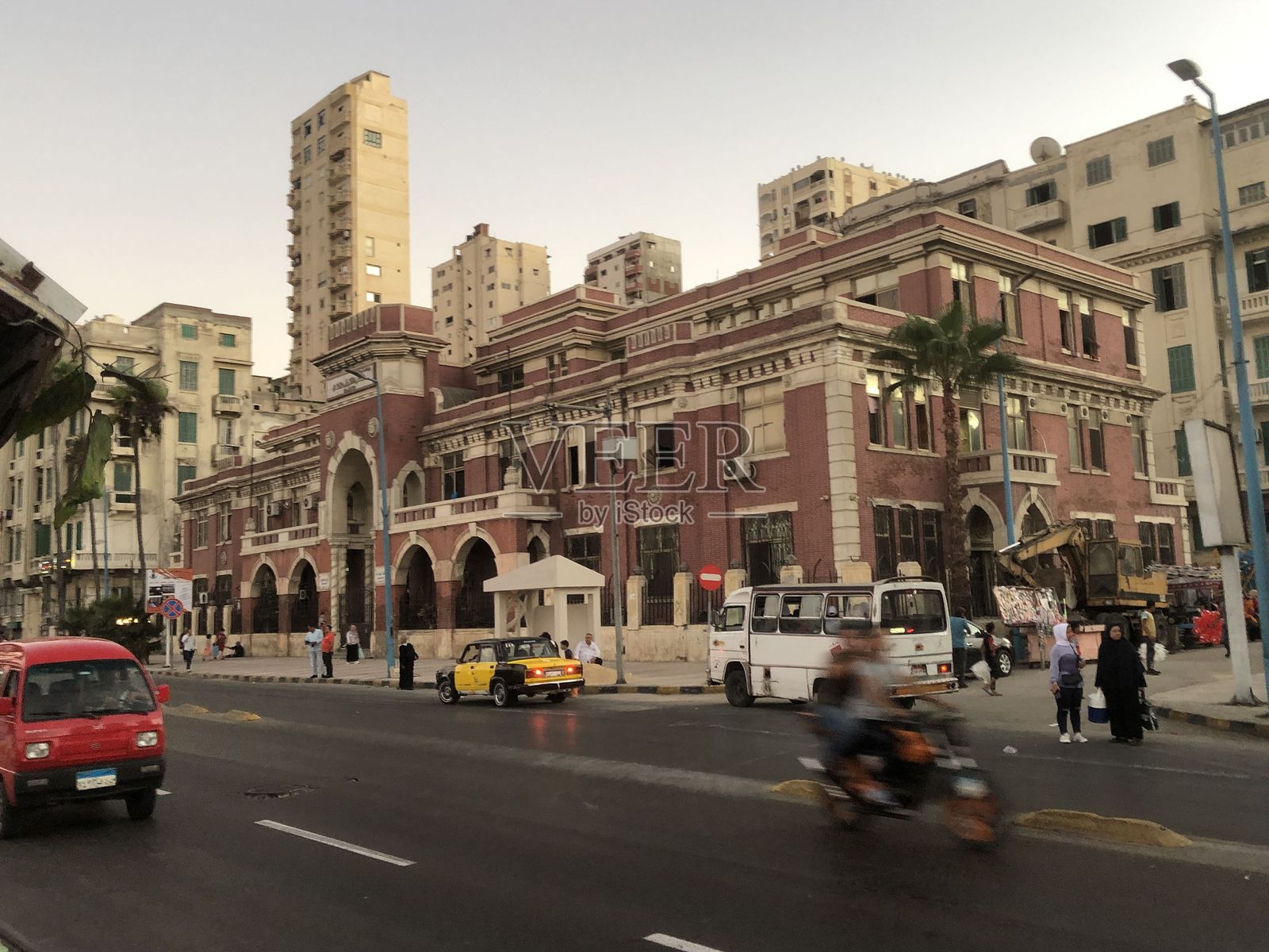 埃及亚历山大的城市风景照片摄影图片