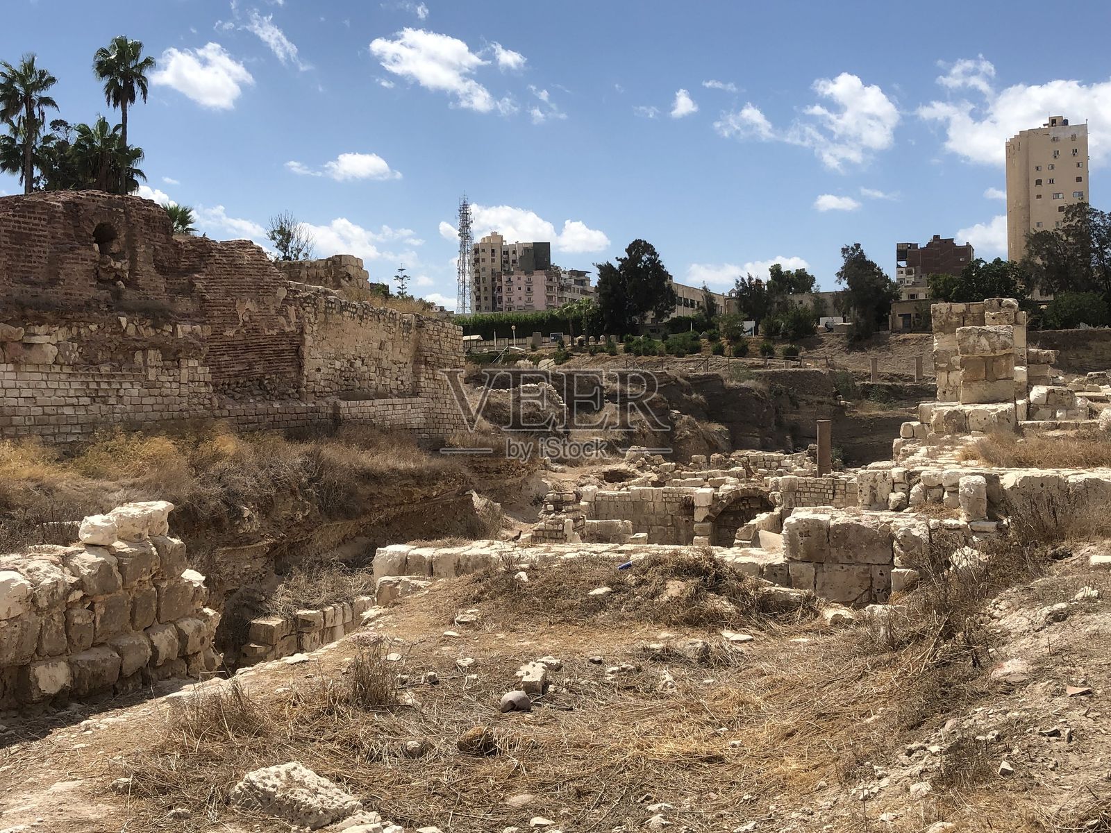 埃及亚历山大的城市风景照片摄影图片